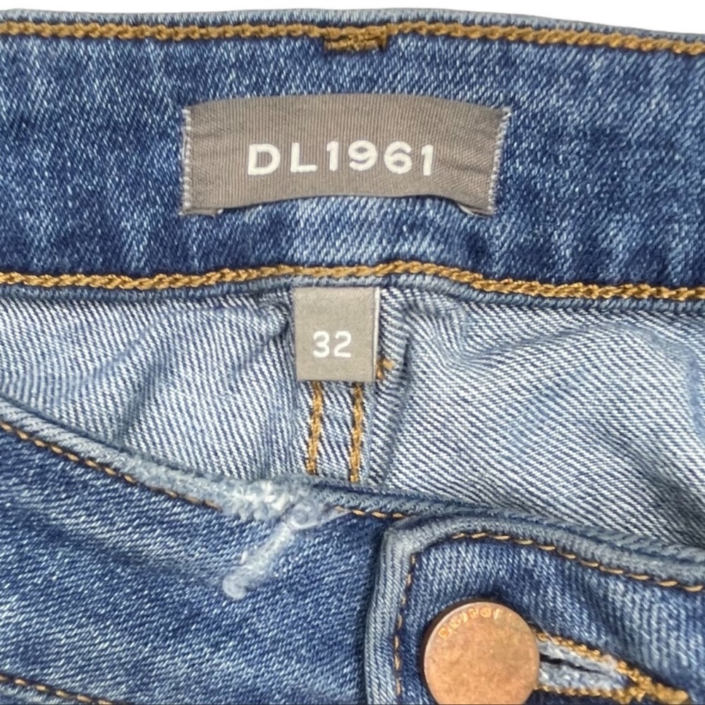 DL1961 Jerry High Rise Vintage Straight Jeans Size 32 - Picture 10 of 15